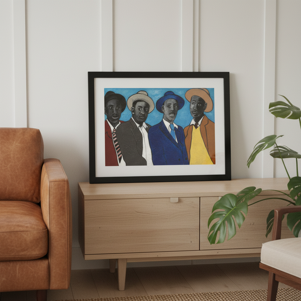 Black Dandyism Art Print | African American Wall Decor