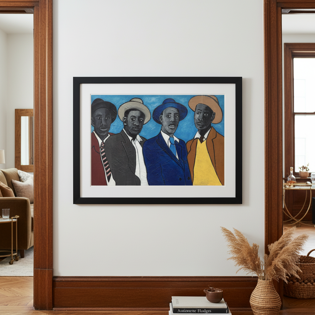 Black Dandyism Art Print | African American Wall Decor