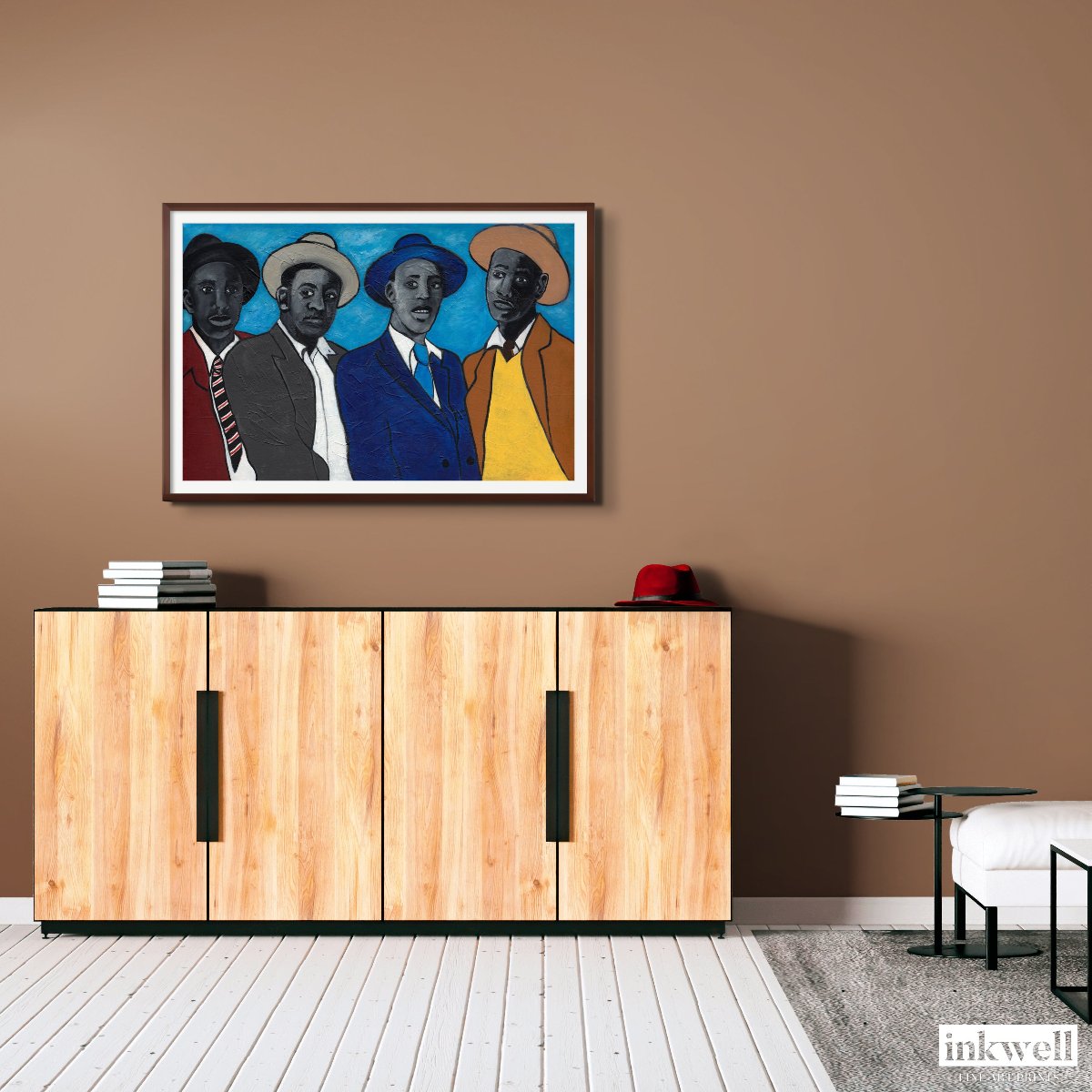 Four Guys - Framed Fine Art Print