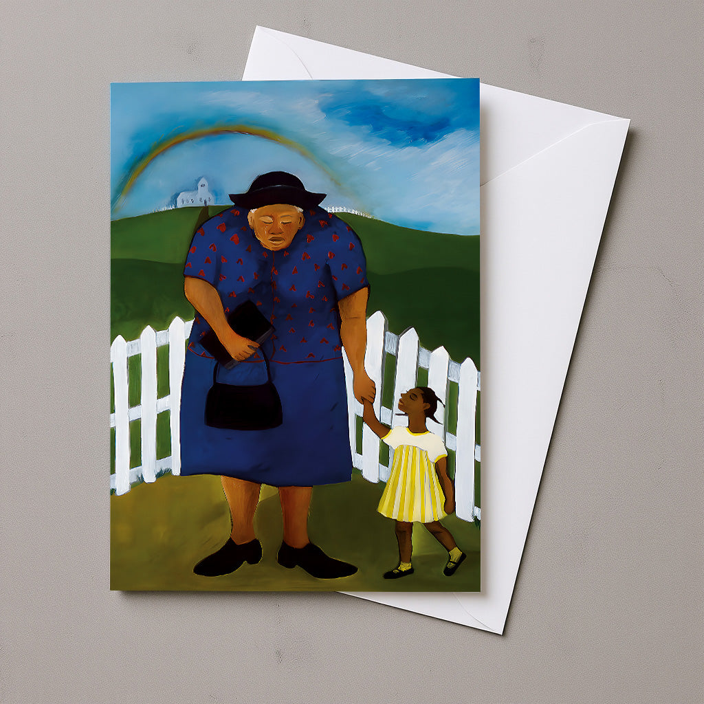 Joy in Color – Vibrant Black Art Greeting Cards (5-Pack)