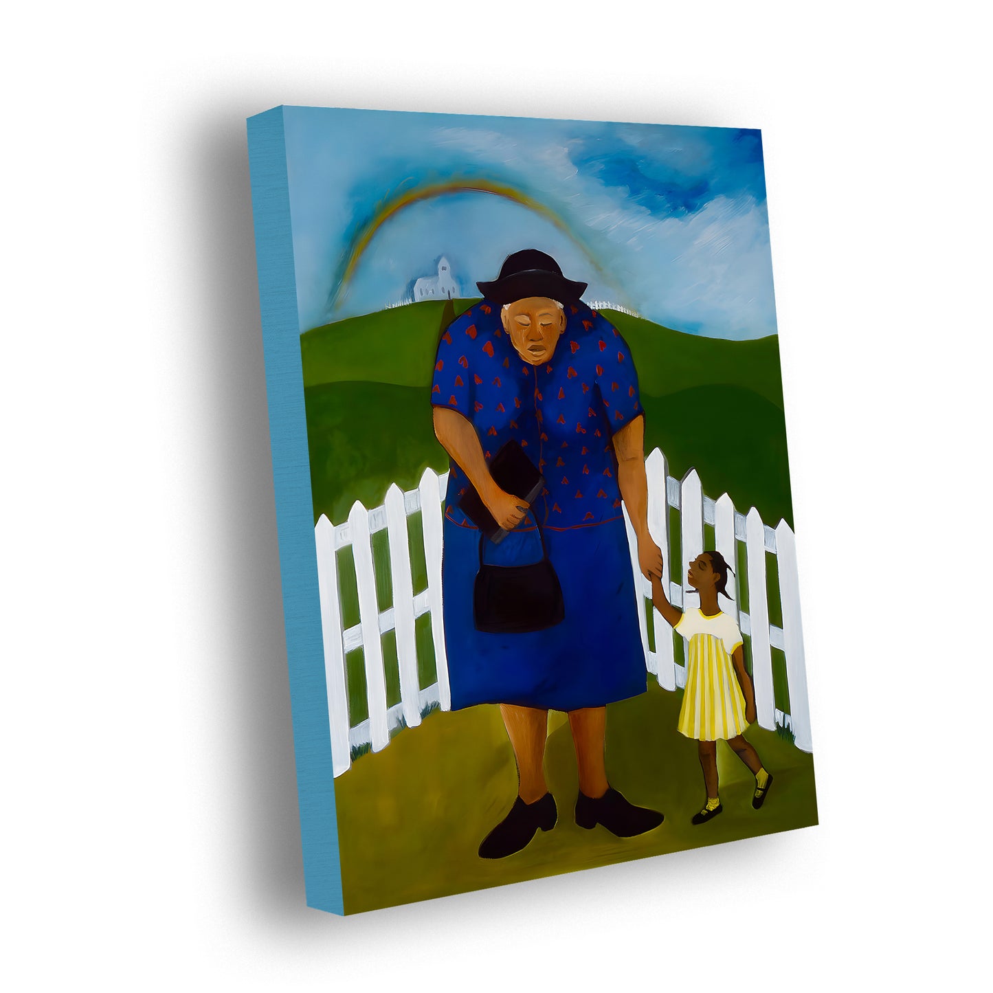 Goin' to Church - Stretched Canvas Print - Antionette's Artistry