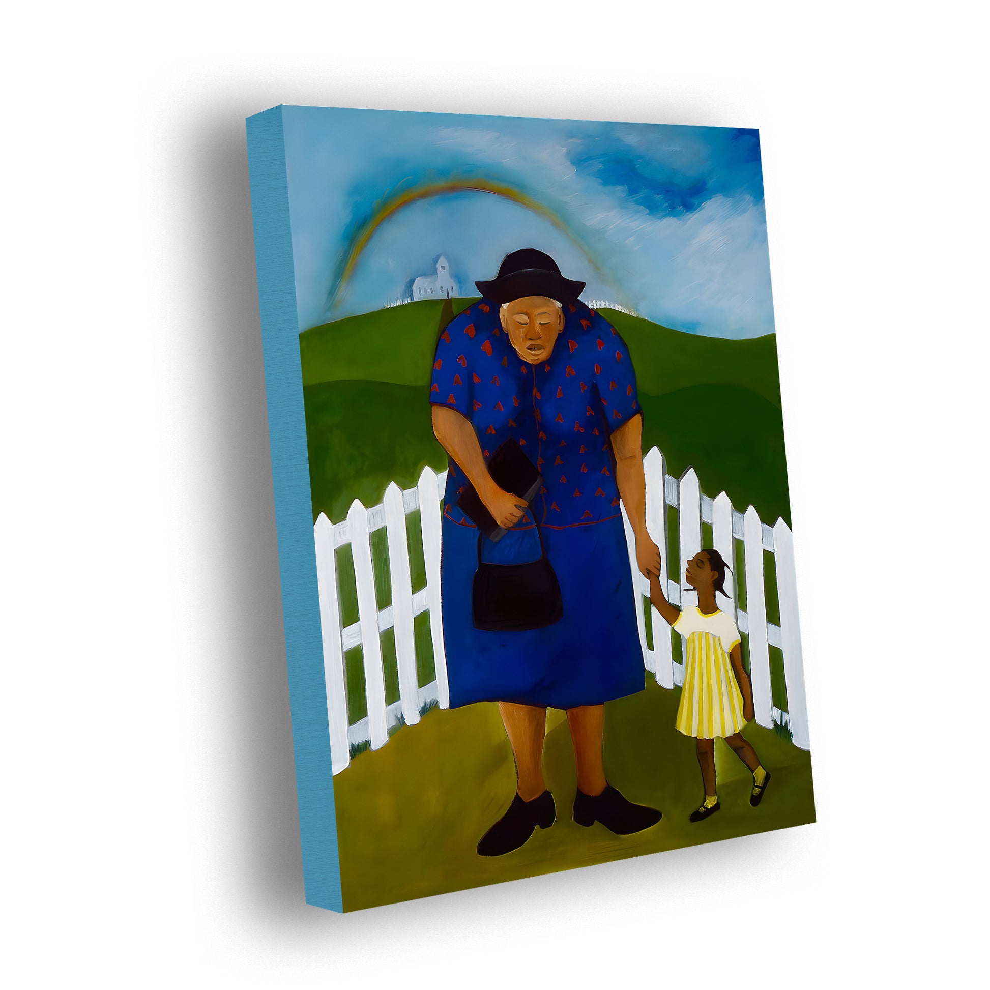 Goin' to Church - Stretched Canvas Print - Antionette's Artistry
