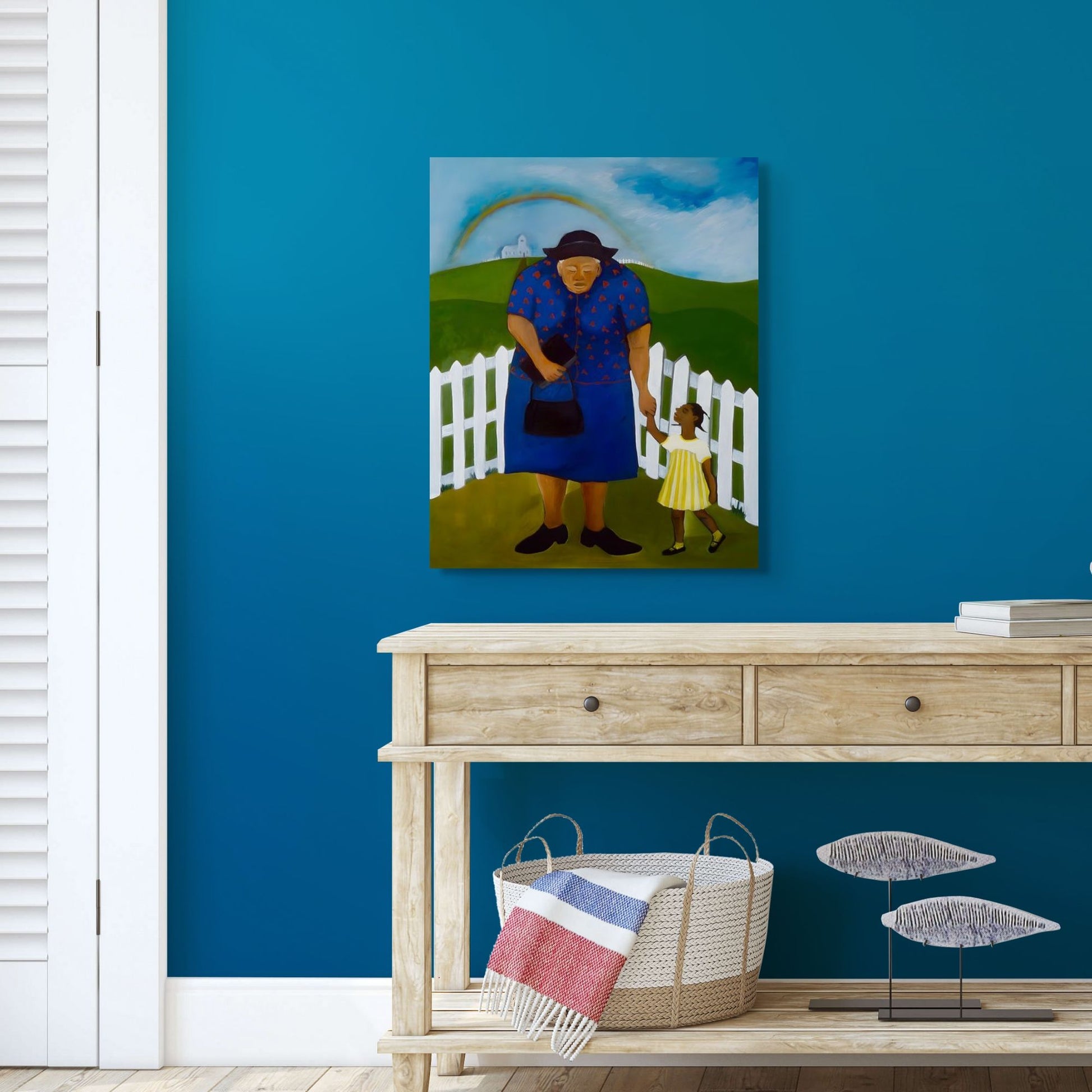 Goin' to Church - Stretched Canvas Print - Antionette's Artistry