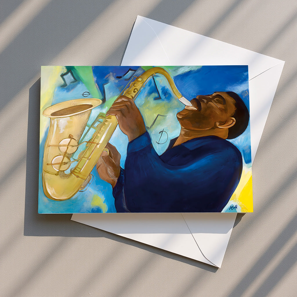 Rhythms & Reverie – Black Music Greeting Card Set (5-Pack)