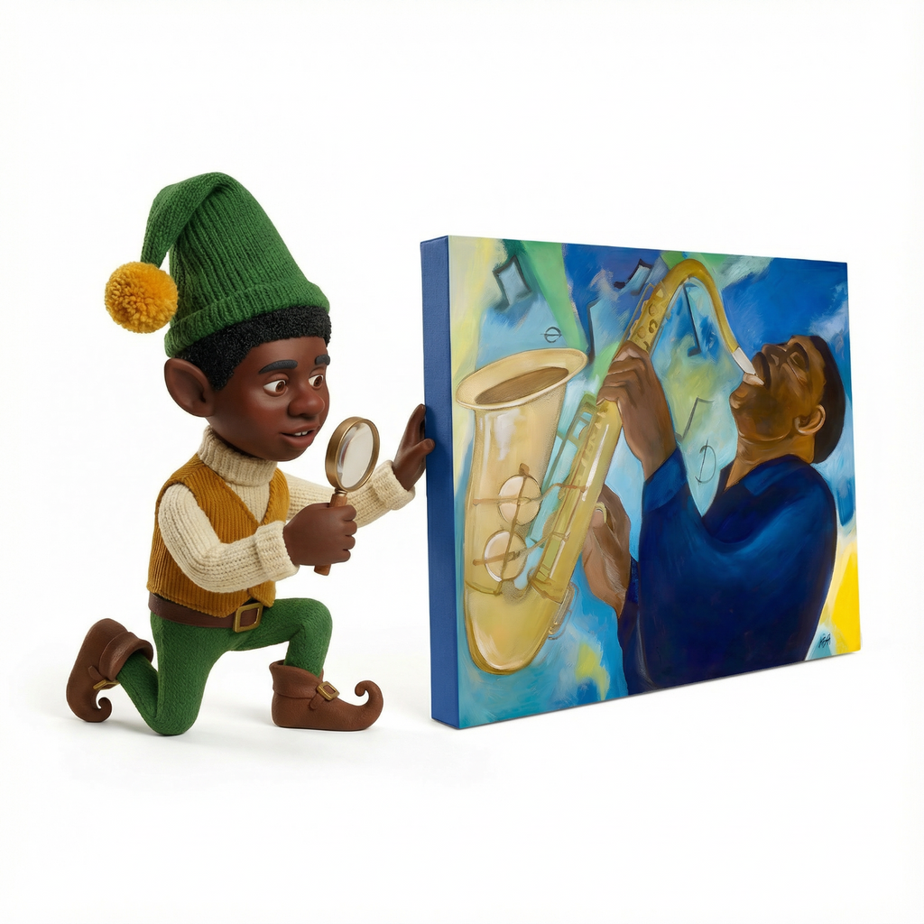 Groovin' - Vibrant Jazz Music Canvas Print | Ready to Hang