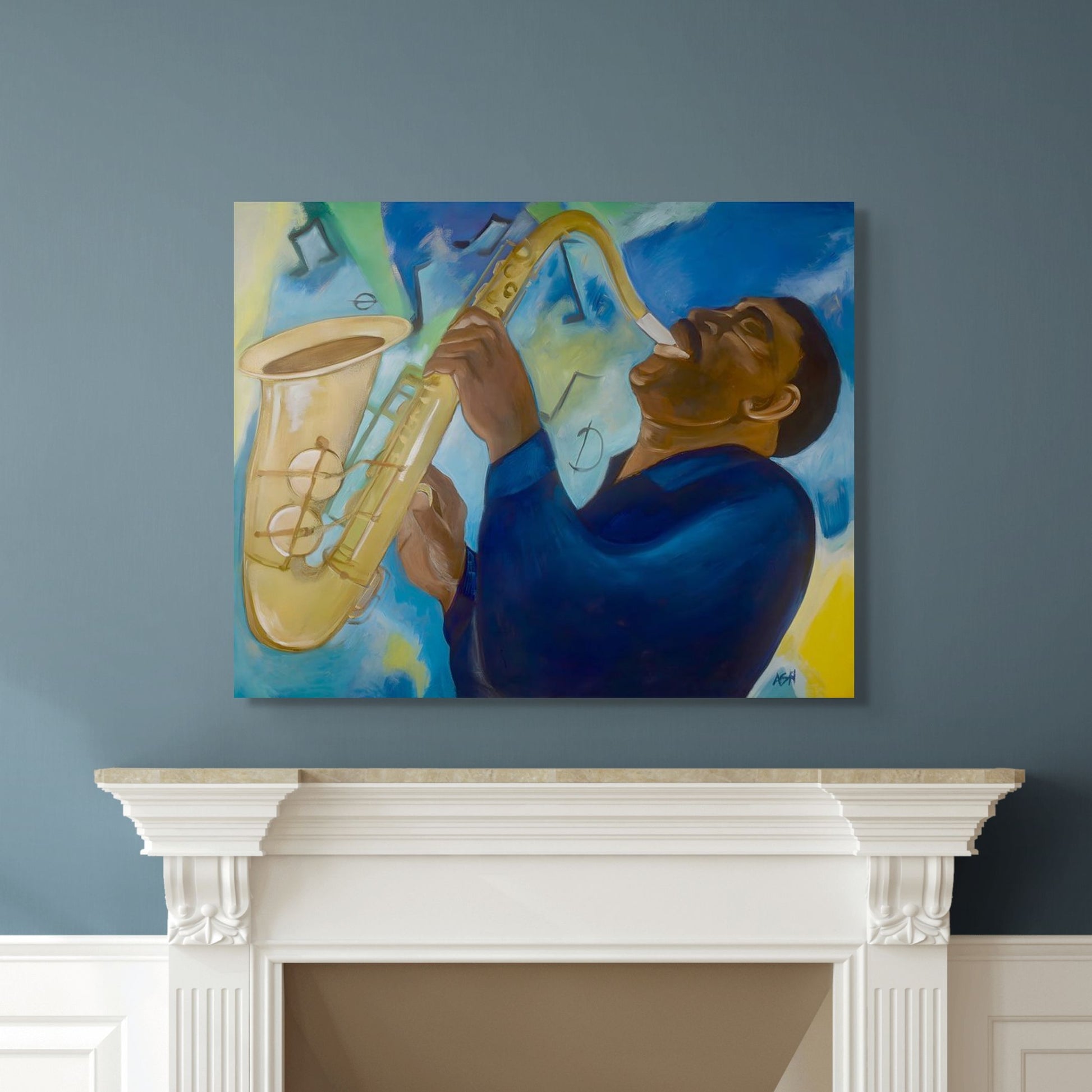 Groovin' - Stretched Canvas Print - Antionette's Artistry
