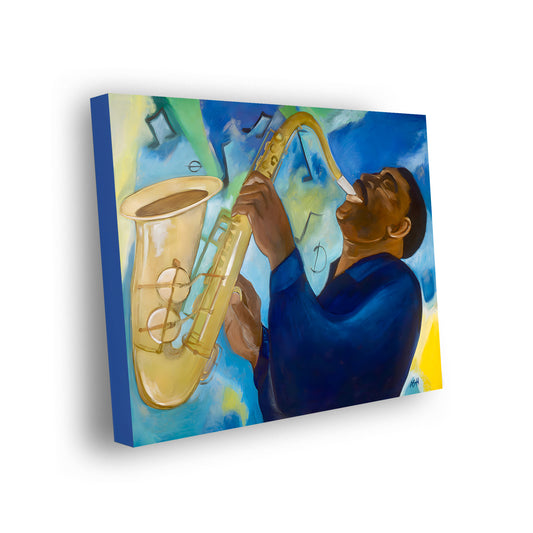 Groovin' - Stretched Canvas Print - Antionette's Artistry