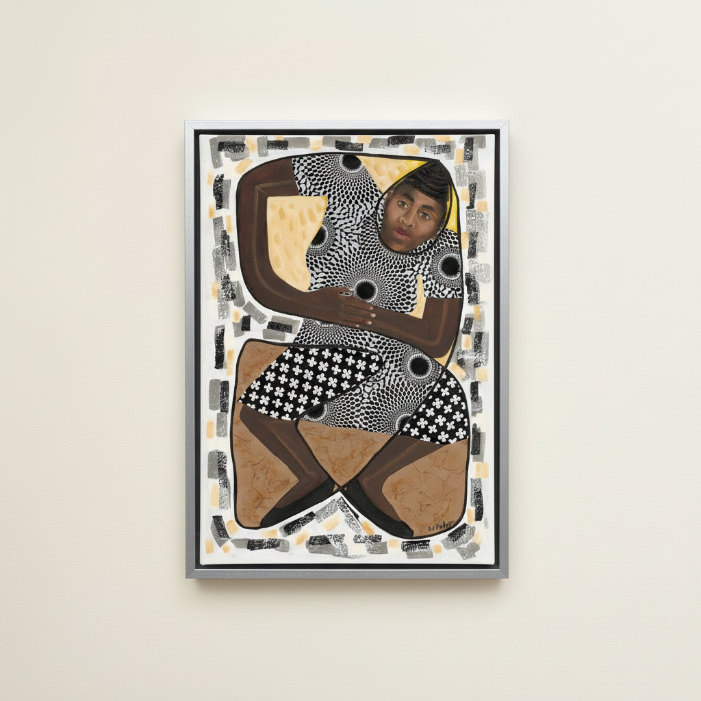 Caribbean Dance Framed Canvas Wall Art | African American Decor