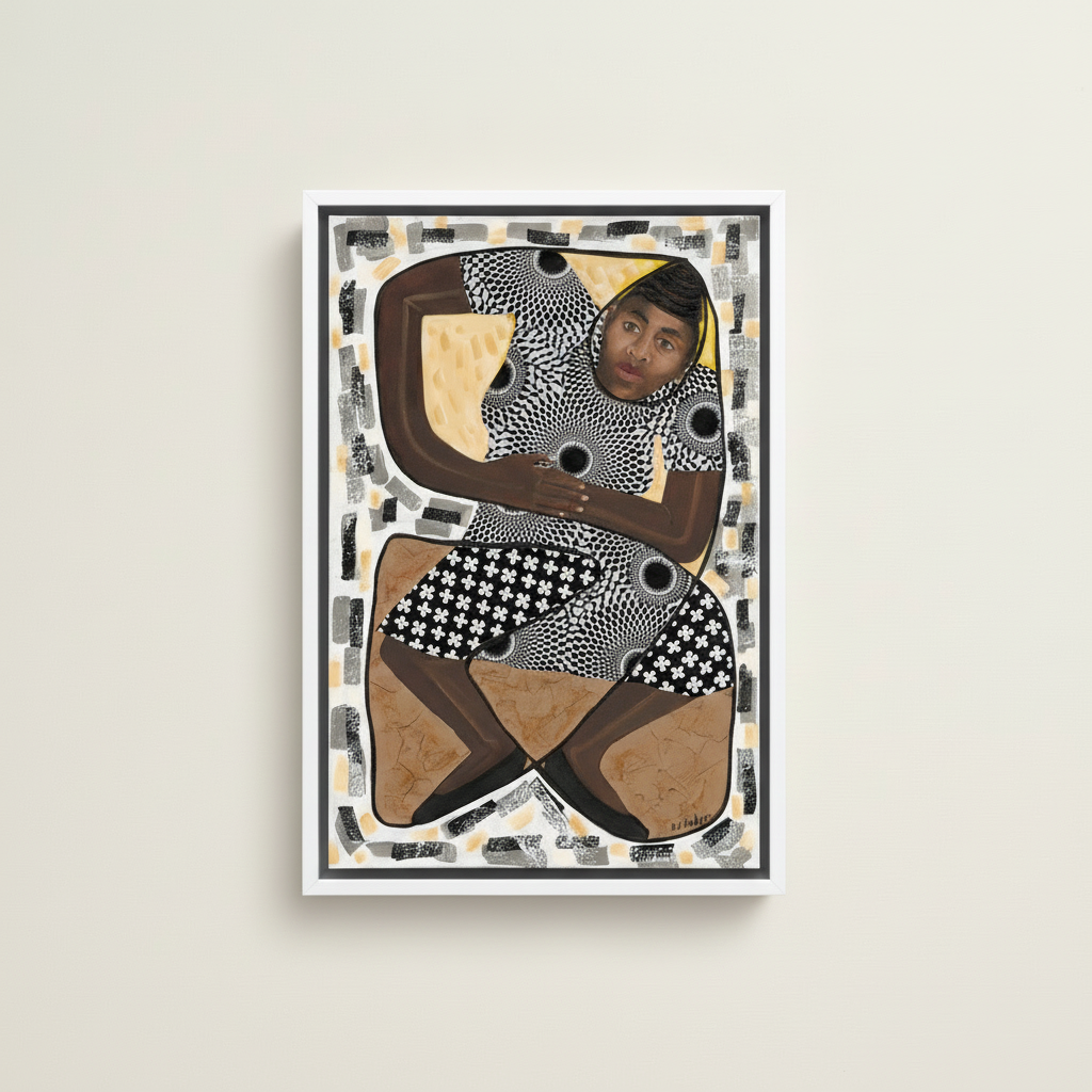 Caribbean Dance Framed Canvas Wall Art | African American Decor