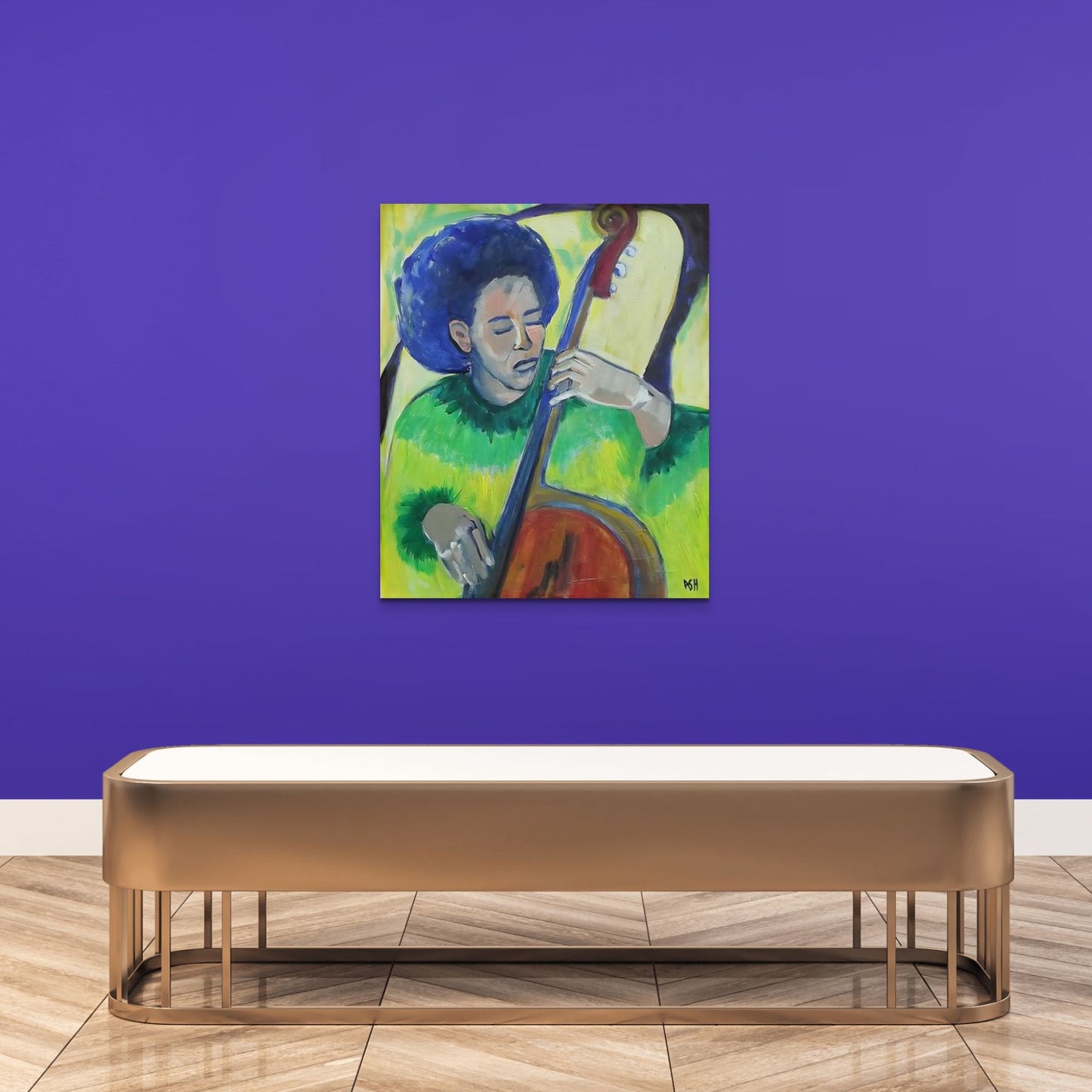 In Tune - Stretched Canvas Print - Antionette's Artistry
