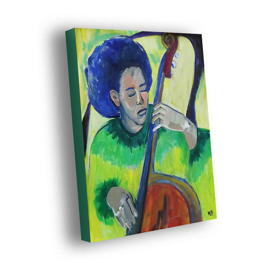 In Tune - Stretched Canvas Print - Antionette's Artistry