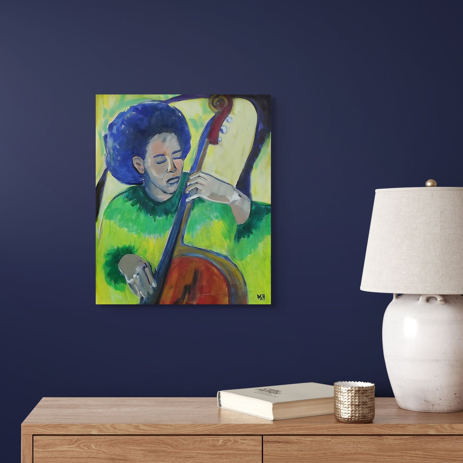 In Tune - Stretched Canvas Print - Antionette's Artistry