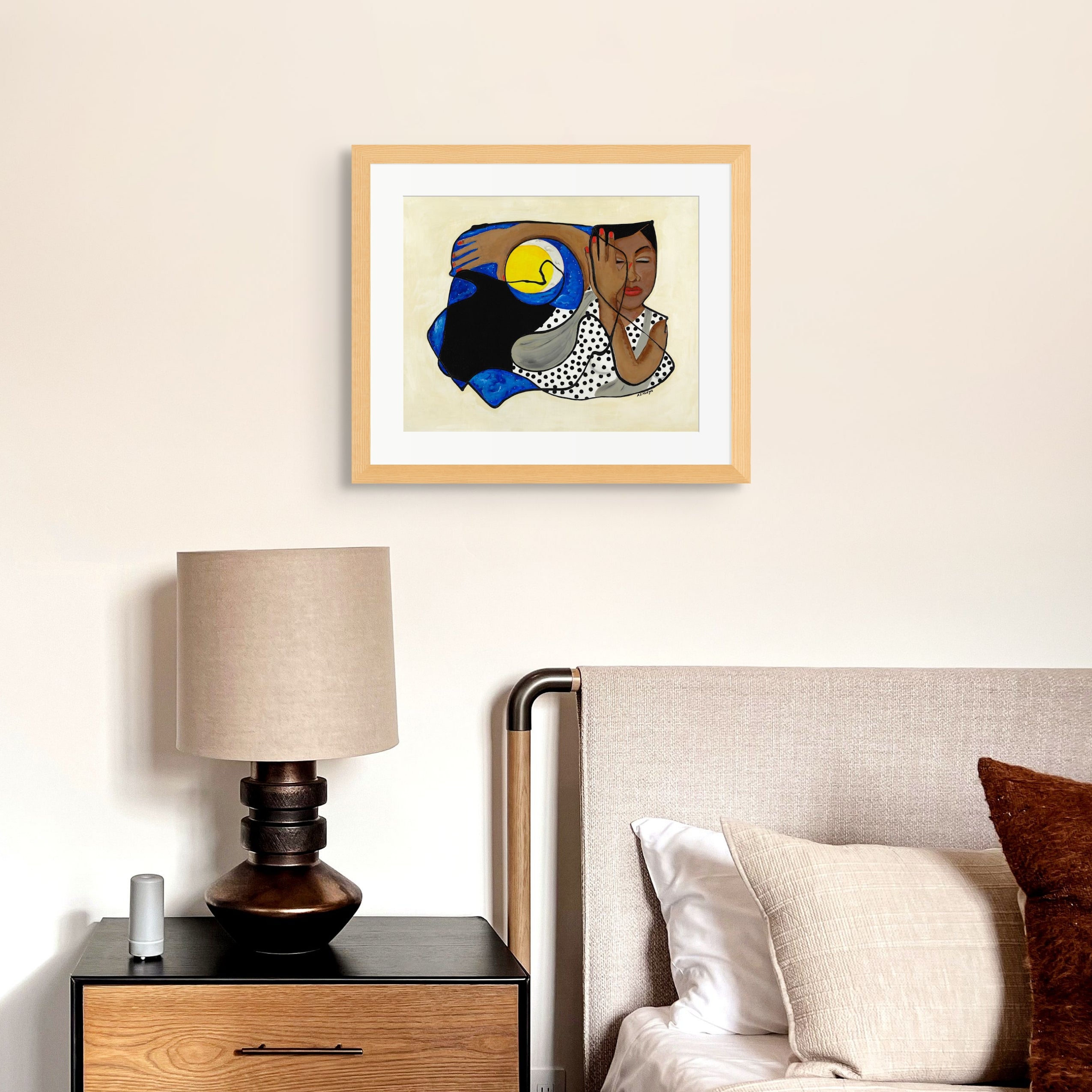 One With the Universe - Continuous Line Fine Art Prints - Antionette's Artistry