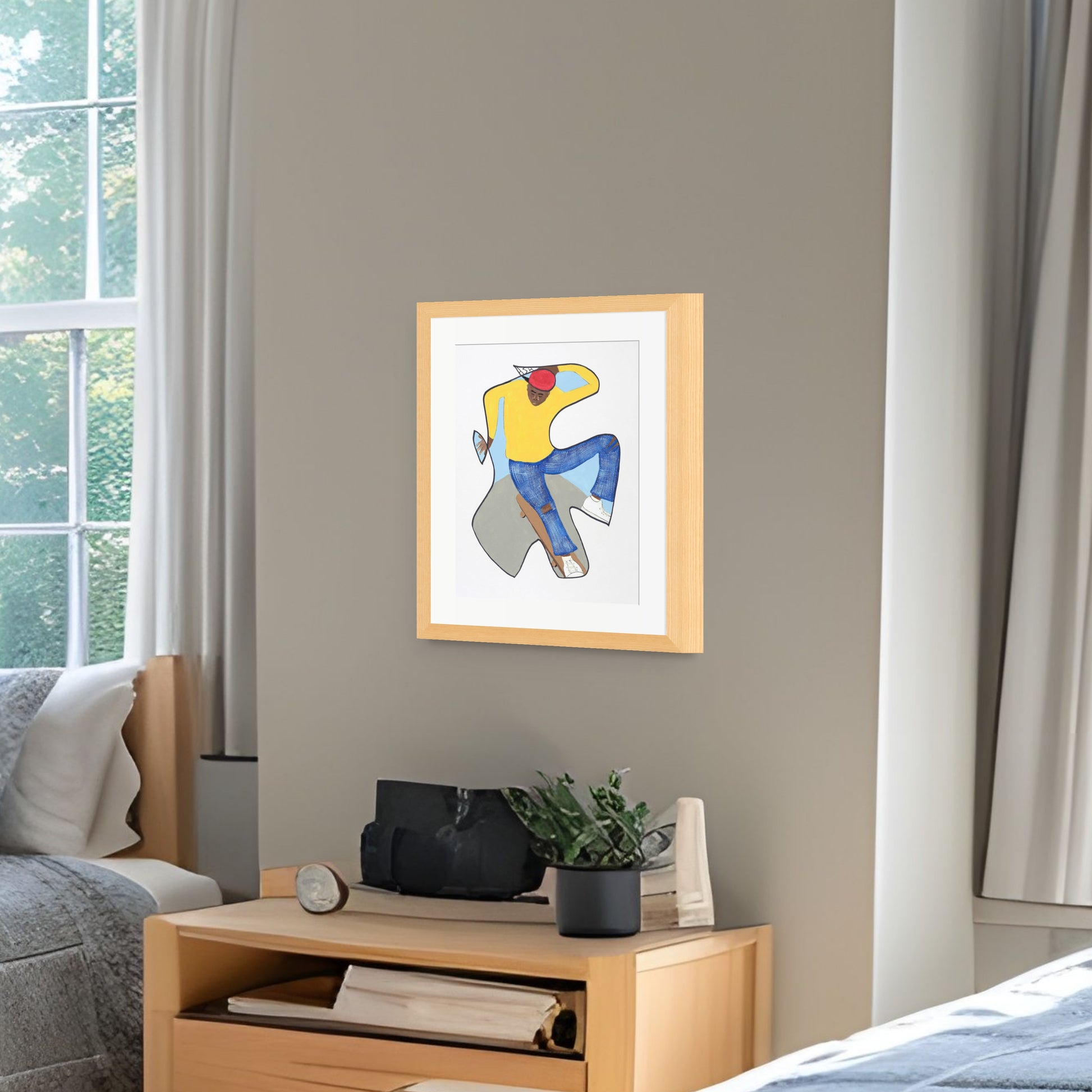 Betcha Can't Do This - Continuous Line Fine Art Print - Antionette's Artistry