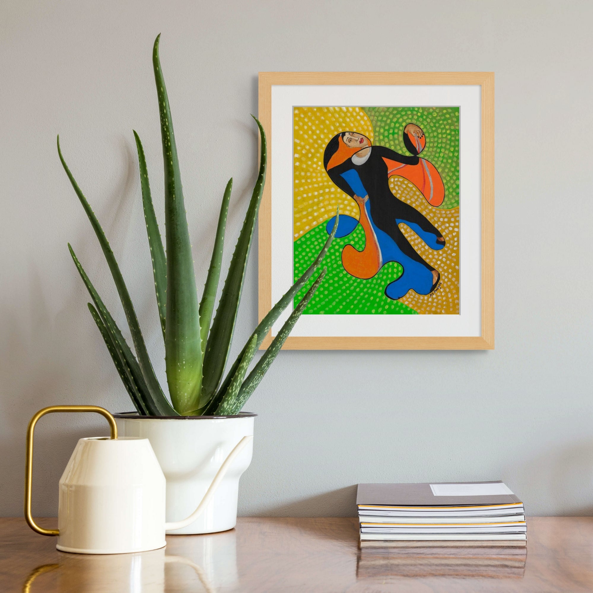 Acrobat - Continuous Line Fine Art Print - Antionette's Artistry