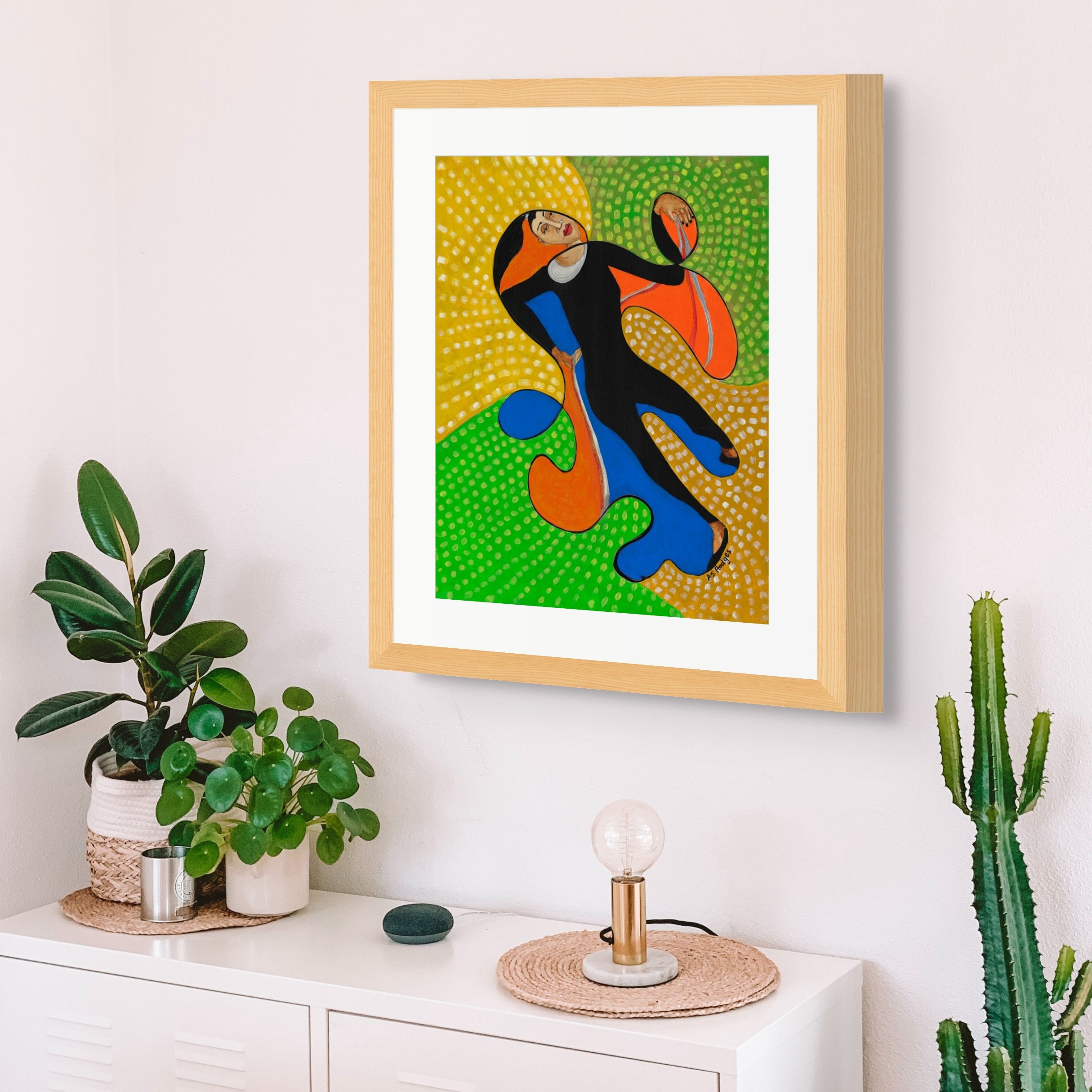 Acrobat - Continuous Line Fine Art Print - Antionette's Artistry