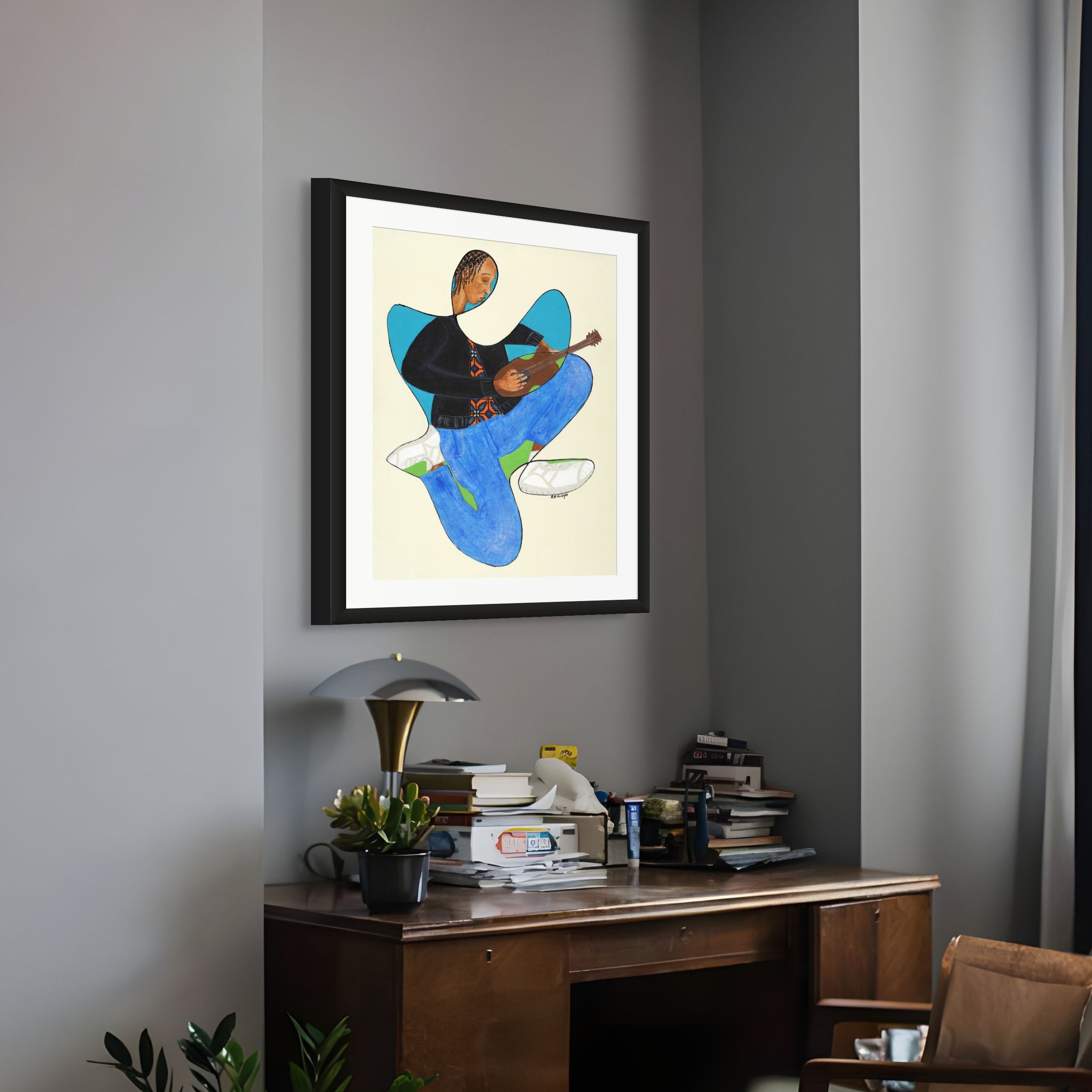 Rock On - Continuous Line Fine Art - Antionette's Artistry
