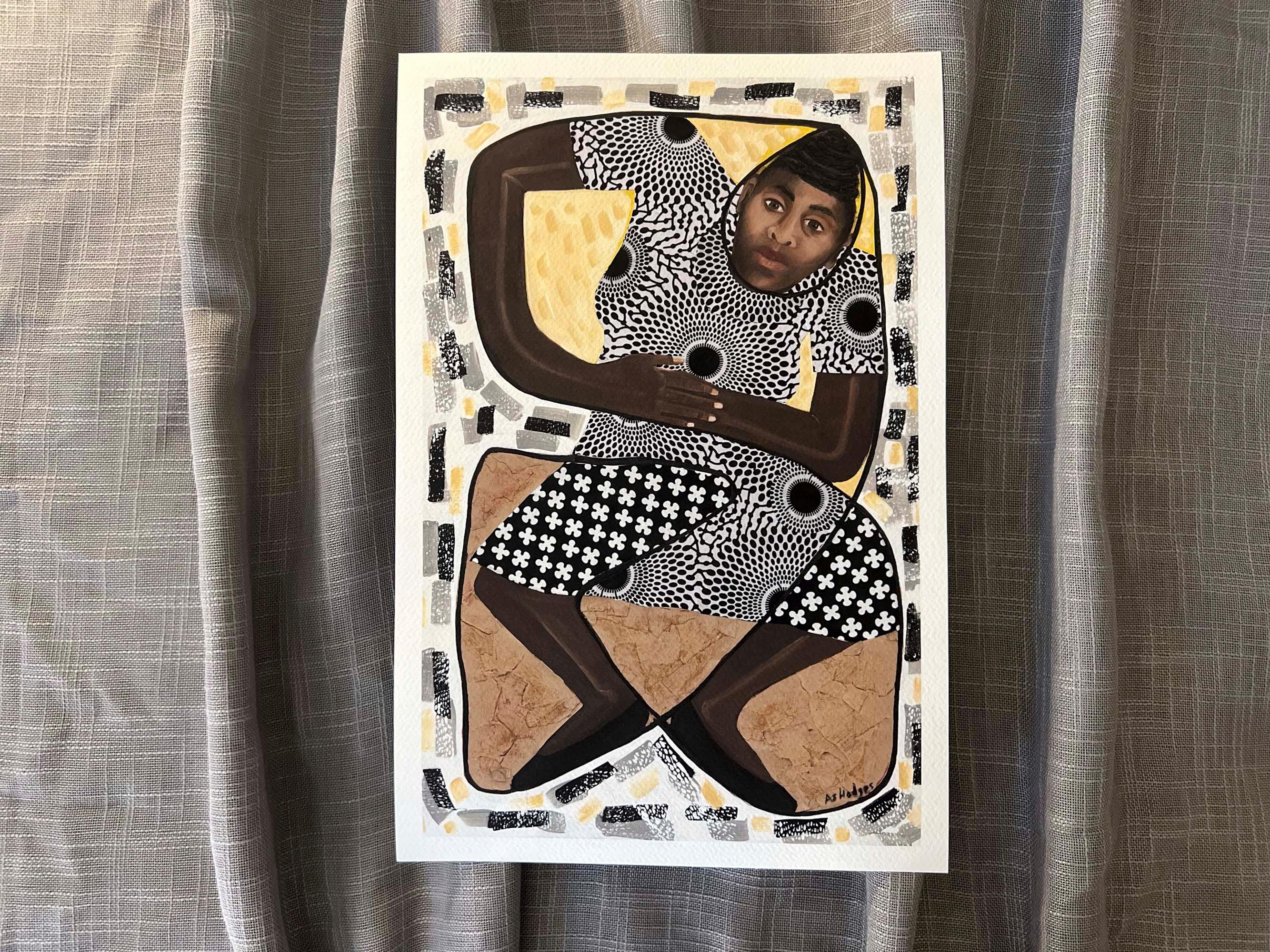 How Low Can You Go? - Framed Print - African heritage art - black artwork by female