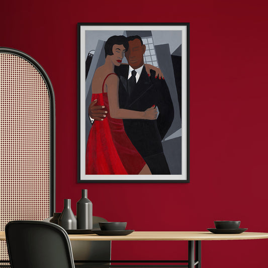 Night on the Town - Framed Fine Art Print - Antionette's Artistry