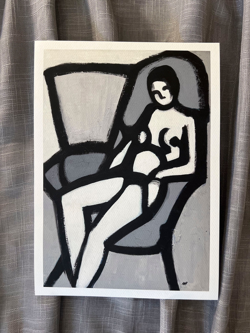 The Model - Framed Fine Art Print - Antionette's Artistry