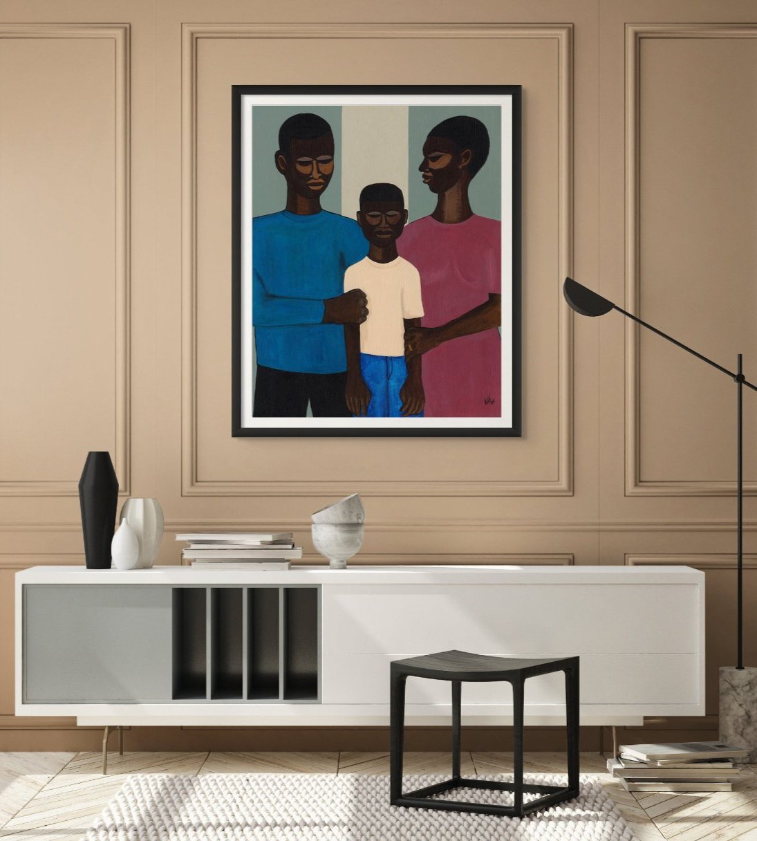 The Family - Framed Fine Art Print - Antionette's Artistry