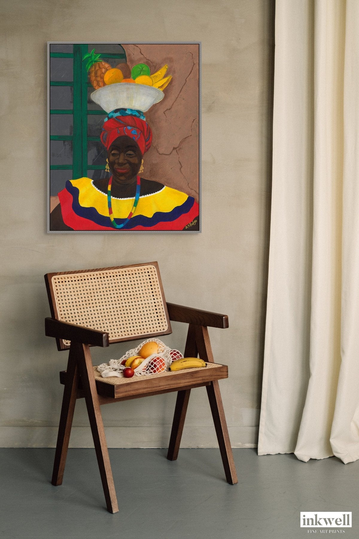 Hey Lady - Framed Stretched Canvas Print - Antionette's Artistry