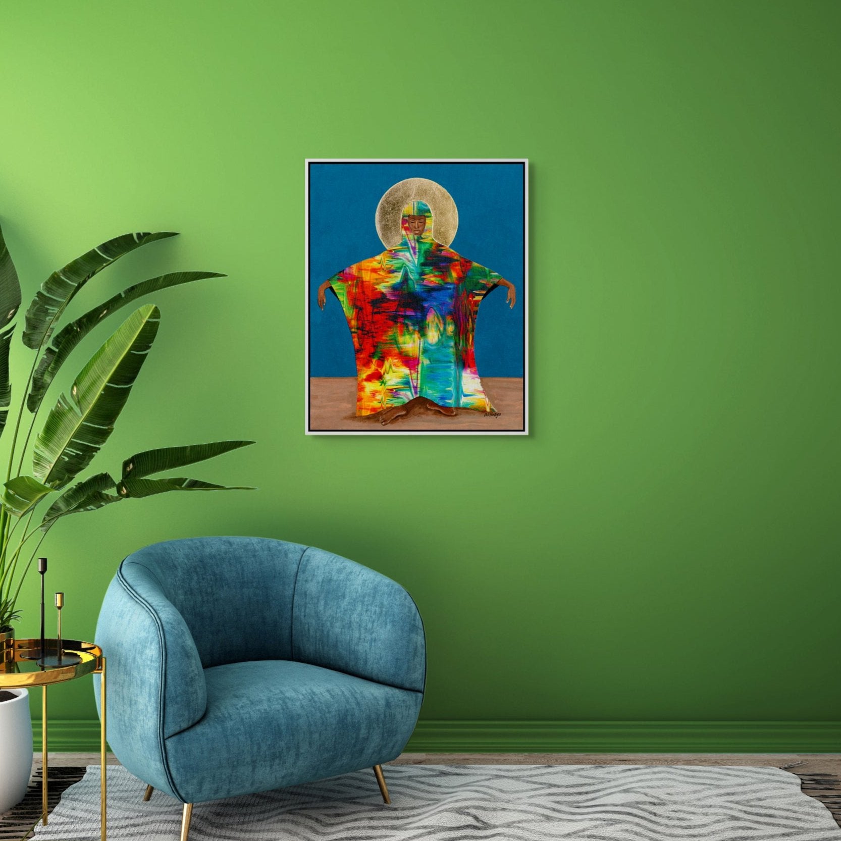 Mother Earth - Framed Stretched Canvas Print - Antionette's Artistry