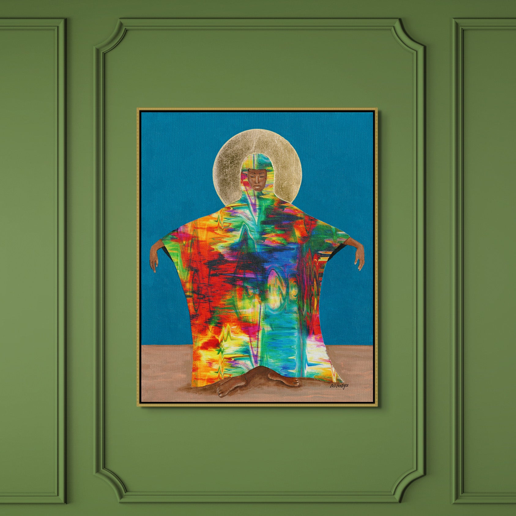 Mother Earth - Framed Stretched Canvas Print - Antionette's Artistry