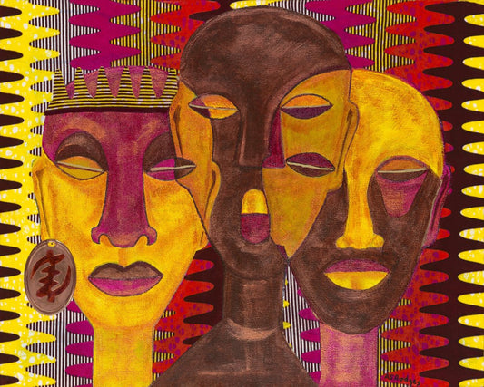 All Hail The Queen - Mixed Media Art Print - details of the artwork