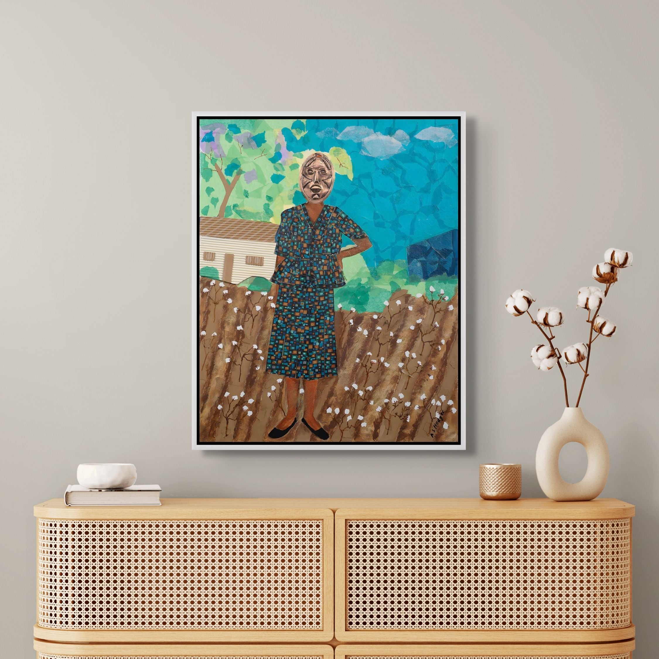 They Came Before Us -2 - Framed Stretched Canvas Print - Antionette's Artistry