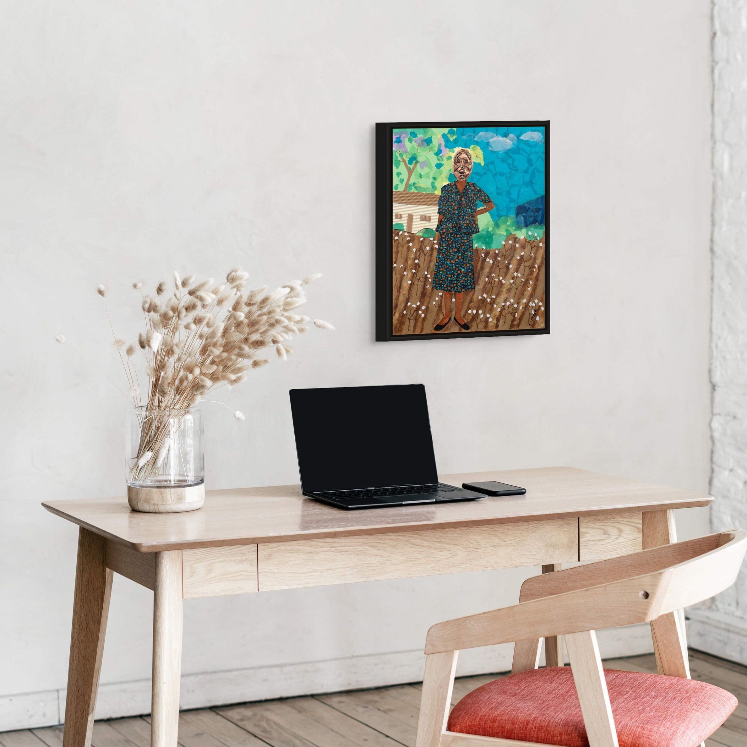 They Came Before Us -2 - Framed Stretched Canvas Print - Antionette's Artistry