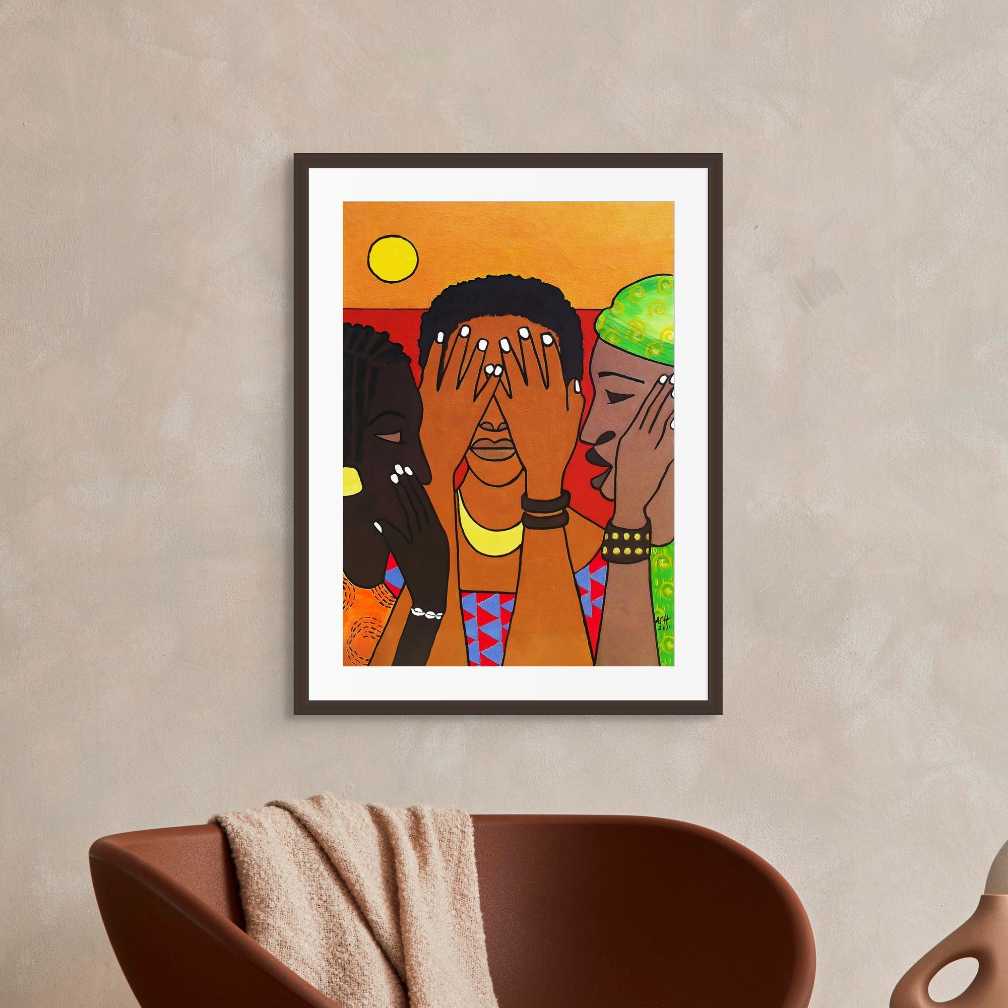 Hear No Evil, Speak No Evil, See No Evil - Fine Art Print - Antionette's Artistry