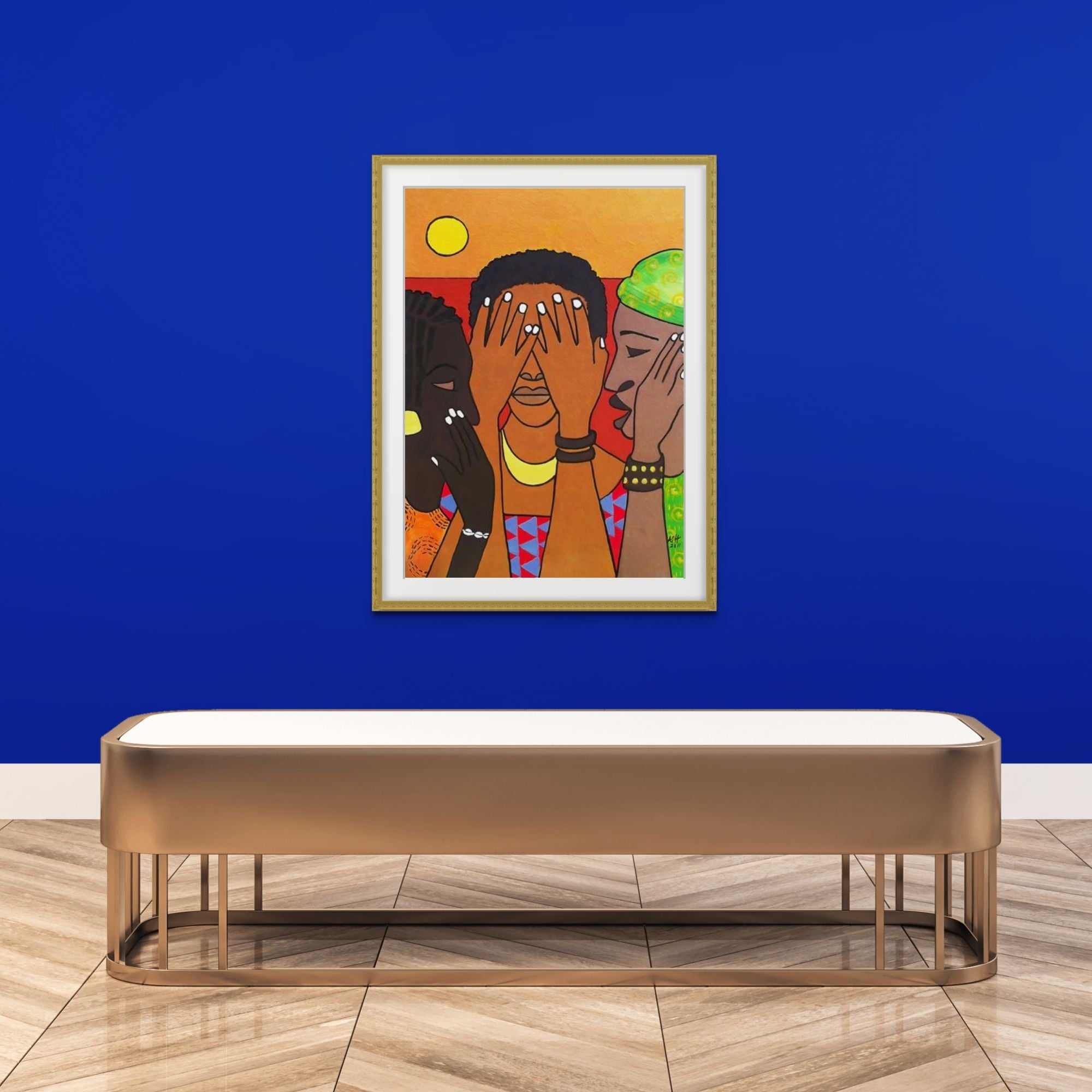 Hear No Evil, Speak No Evil, See No Evil - Fine Art Print - Antionette's Artistry
