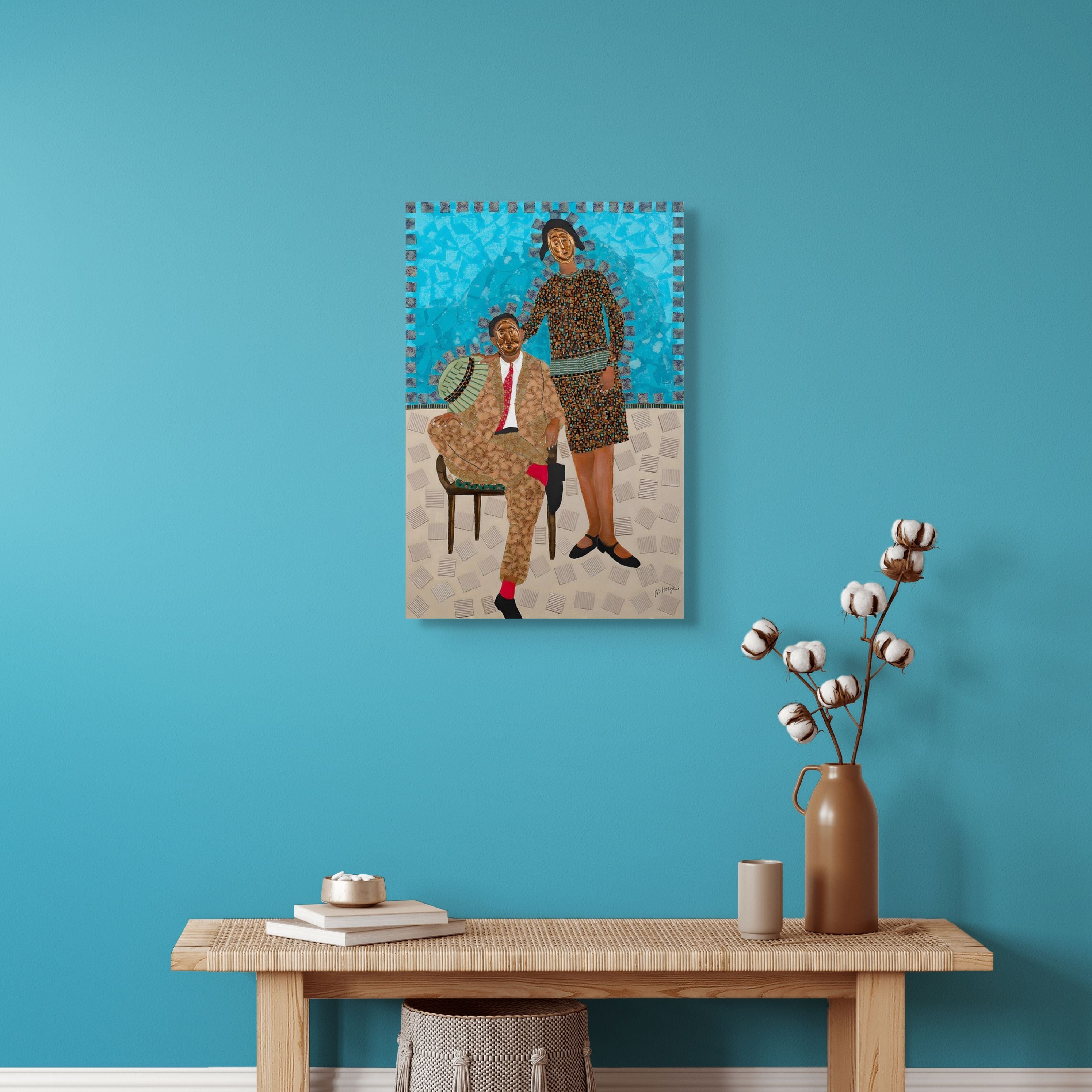 They Came Before Us -1 - Stretched Canvas Print - Antionette's Artistry
