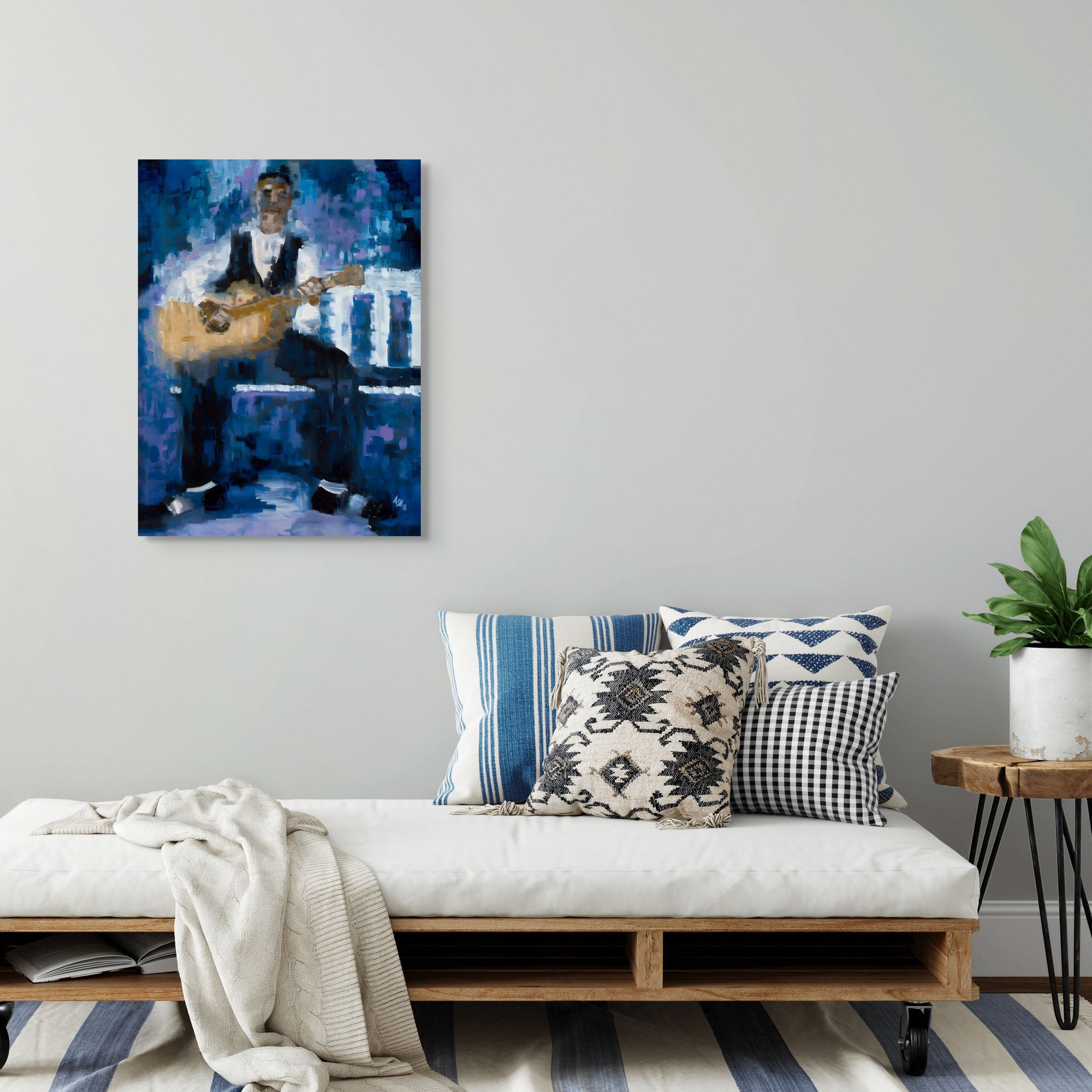 Country Rhythm - Stretched Canvas Print - Antionette's Artistry