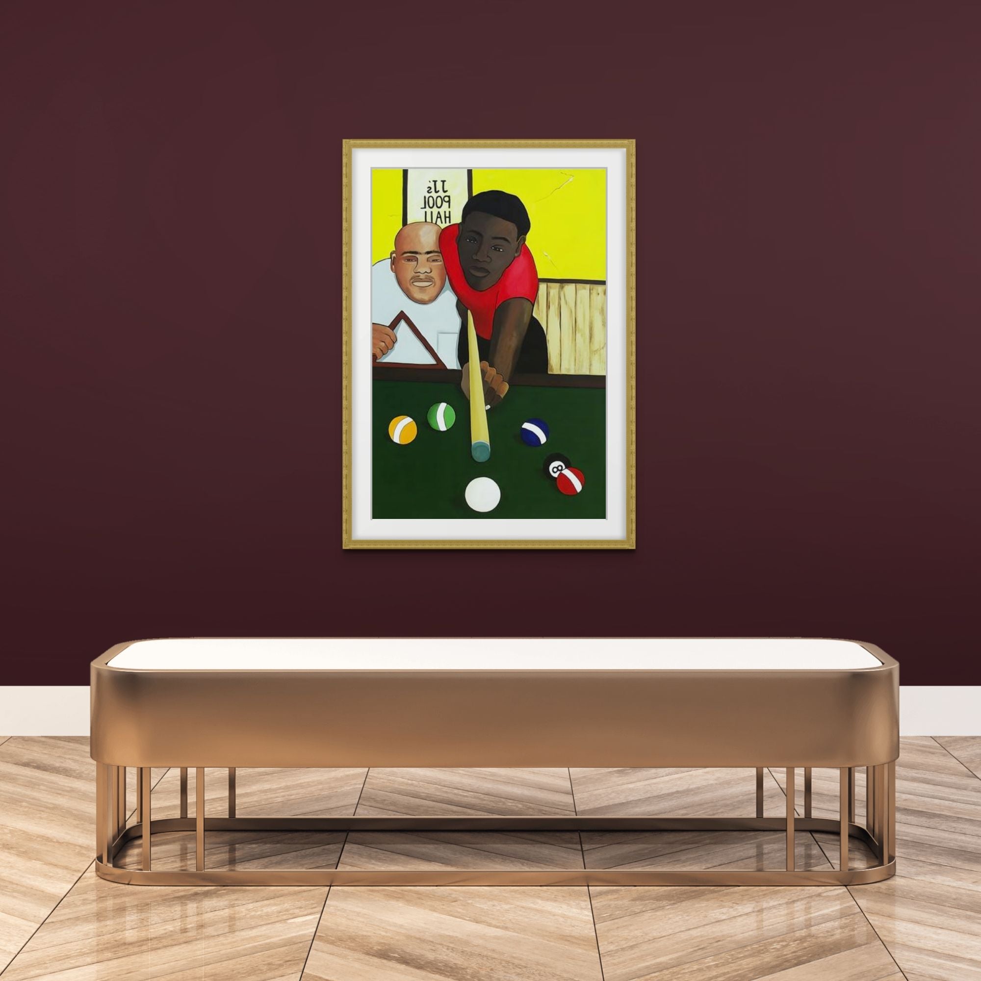 Pool Hall - Fine Art Print - Antionette's Artistry