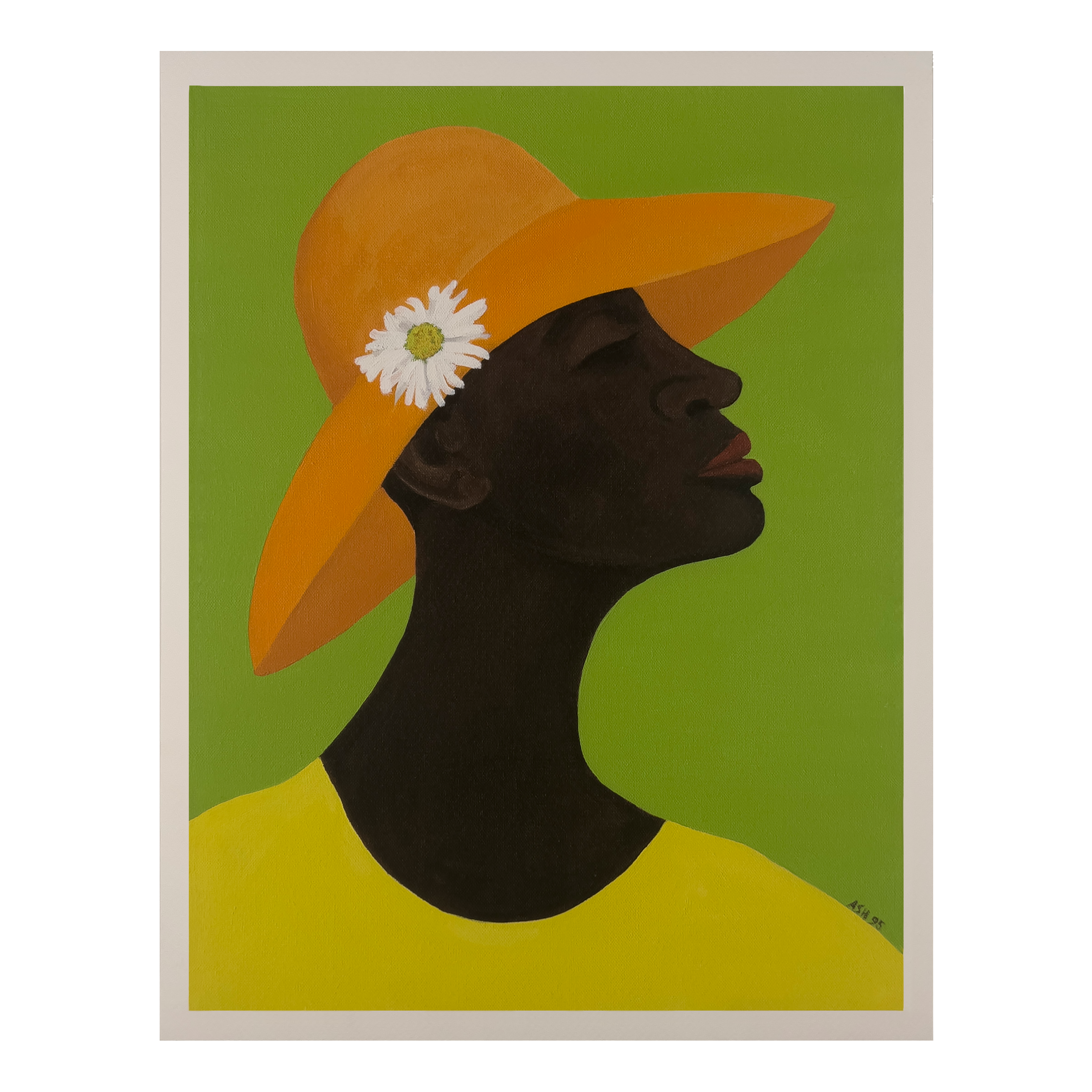 Annabelle's New Hat - Fine Art Print - Black Woman Art - entire print 