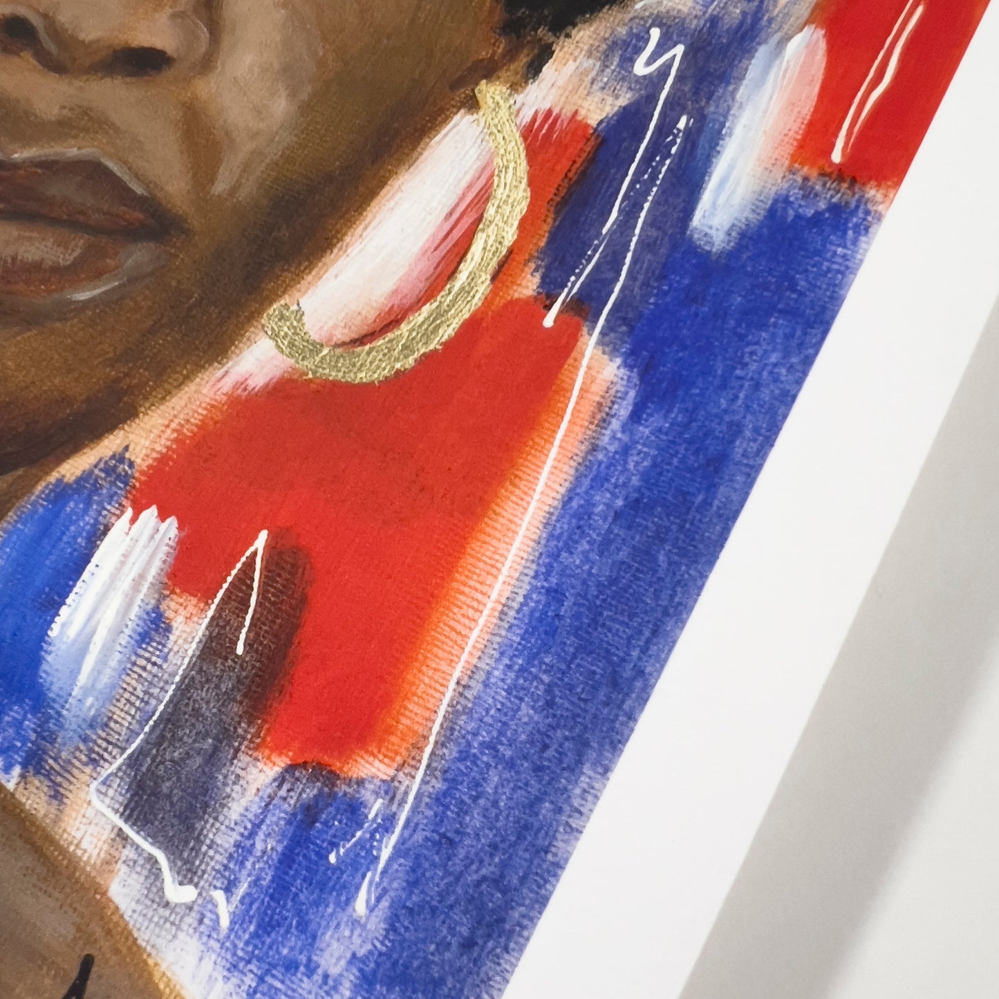 Red, White & Blues - Nina Simone - Fine Art Print - Antionette's Artistry
