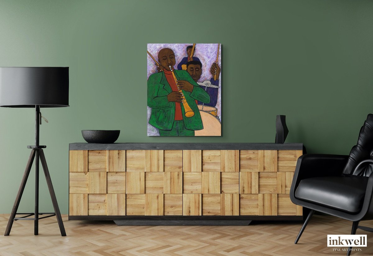 The Three Musicians - Stretched Canvas Print - Antionette's Artistry