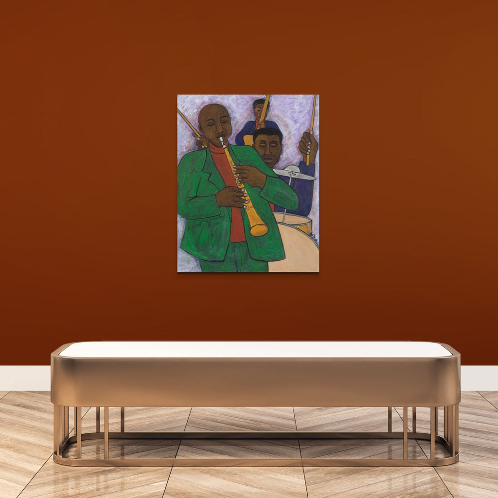 The Three Musicians - Stretched Canvas Print - Antionette's Artistry
