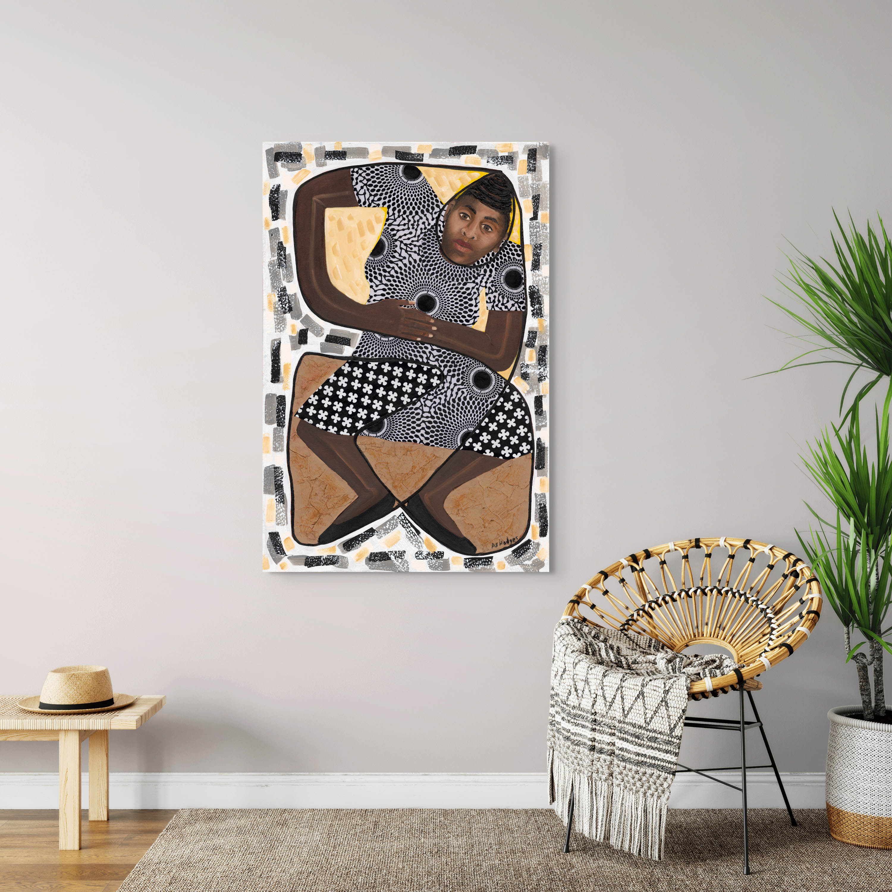 How Low Can You Go? -  Canvas Print - African American Wall Art -  black american artwork
