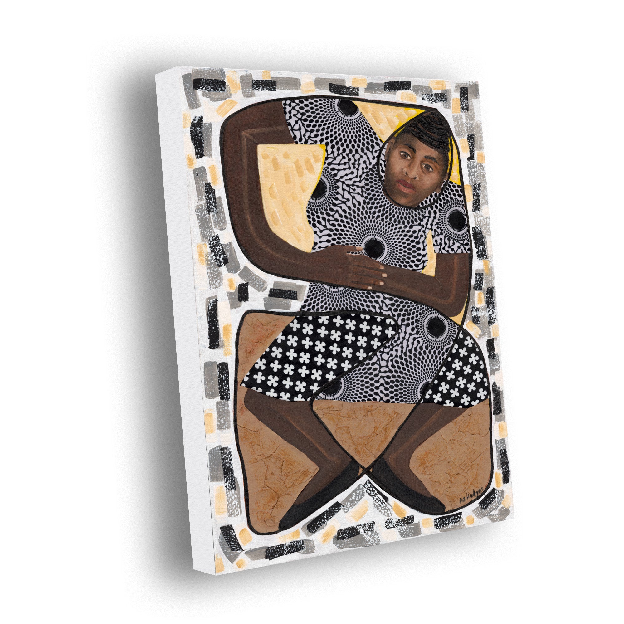 How Low Can You Go? -  Canvas Print - African American Wall Art - Antionette Simmons Hodges