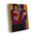 Jazz Singer - Ready To Hang Canvas - Black Diaspora art  - Antionette Simmons Hogdes