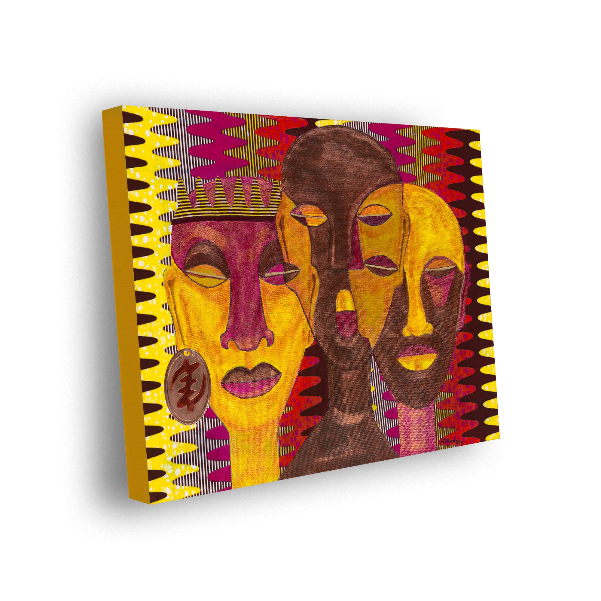 All Hail the Queen - Canvas Afrocentric Art Print - Antionette Simmons Hodges
