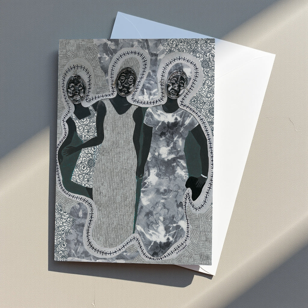 Rooted & Radiant – Afrocentric Greeting Card Set (5-Pack)