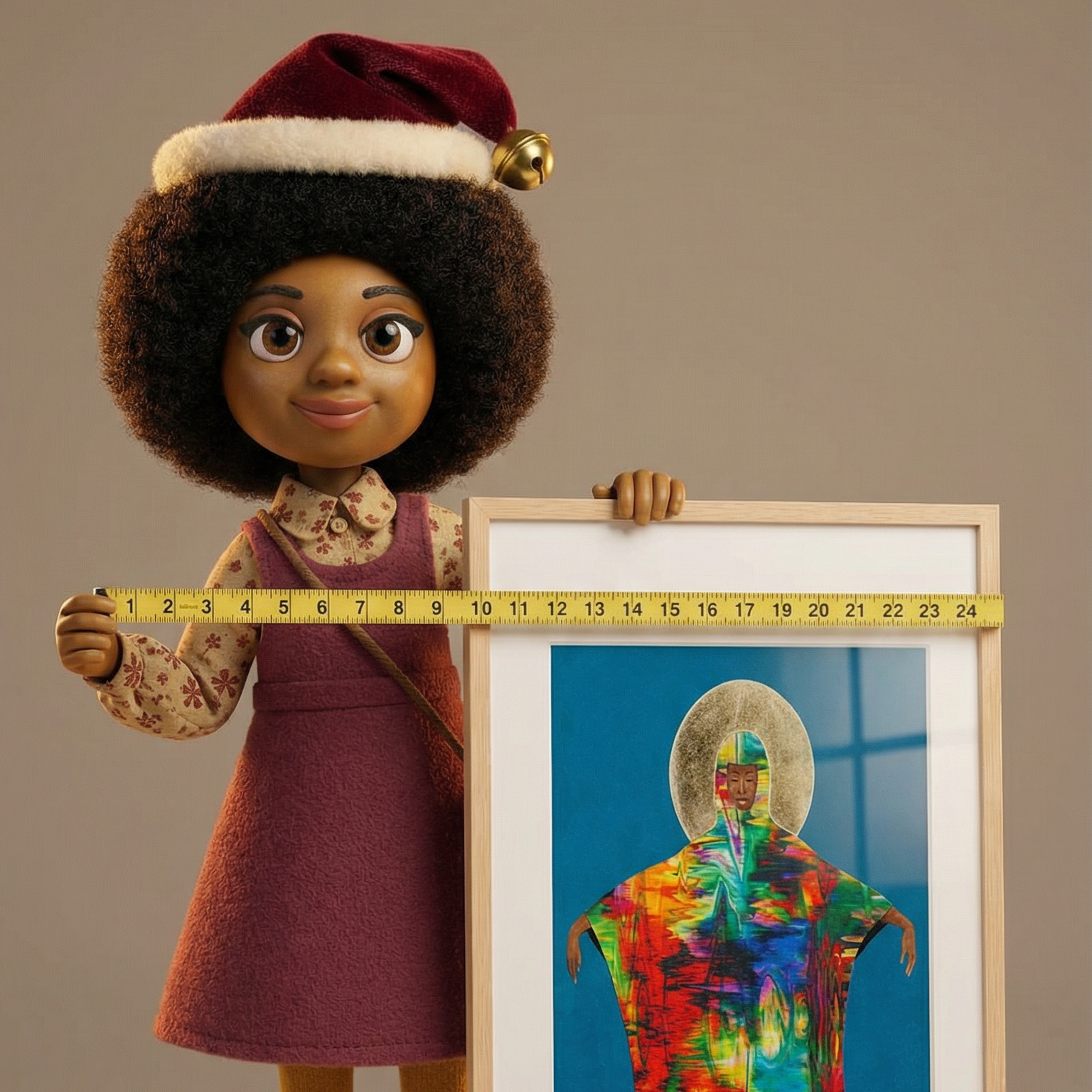 Framed Afrofuturist Mother Earth Print | Spiritual Black Art Decor