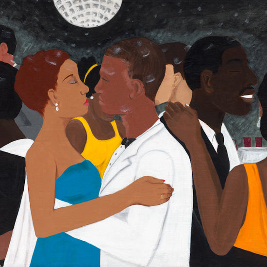 Contemporary Black Art - Black Tie Affair by Antionette Simmons Hodges