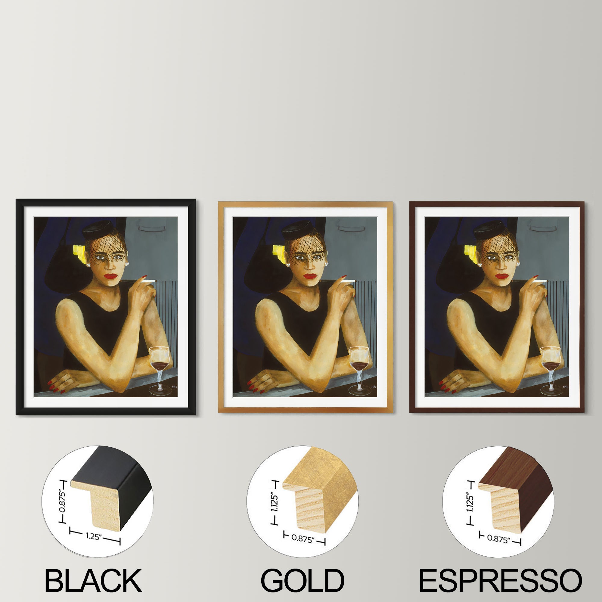 Sophisticated Lady - Framed Jazz Era African American Art Print