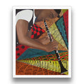 Tangle Series Clarinet Player Fine Art Print  - African American Jazz Art Contemporary Music Wall Decor