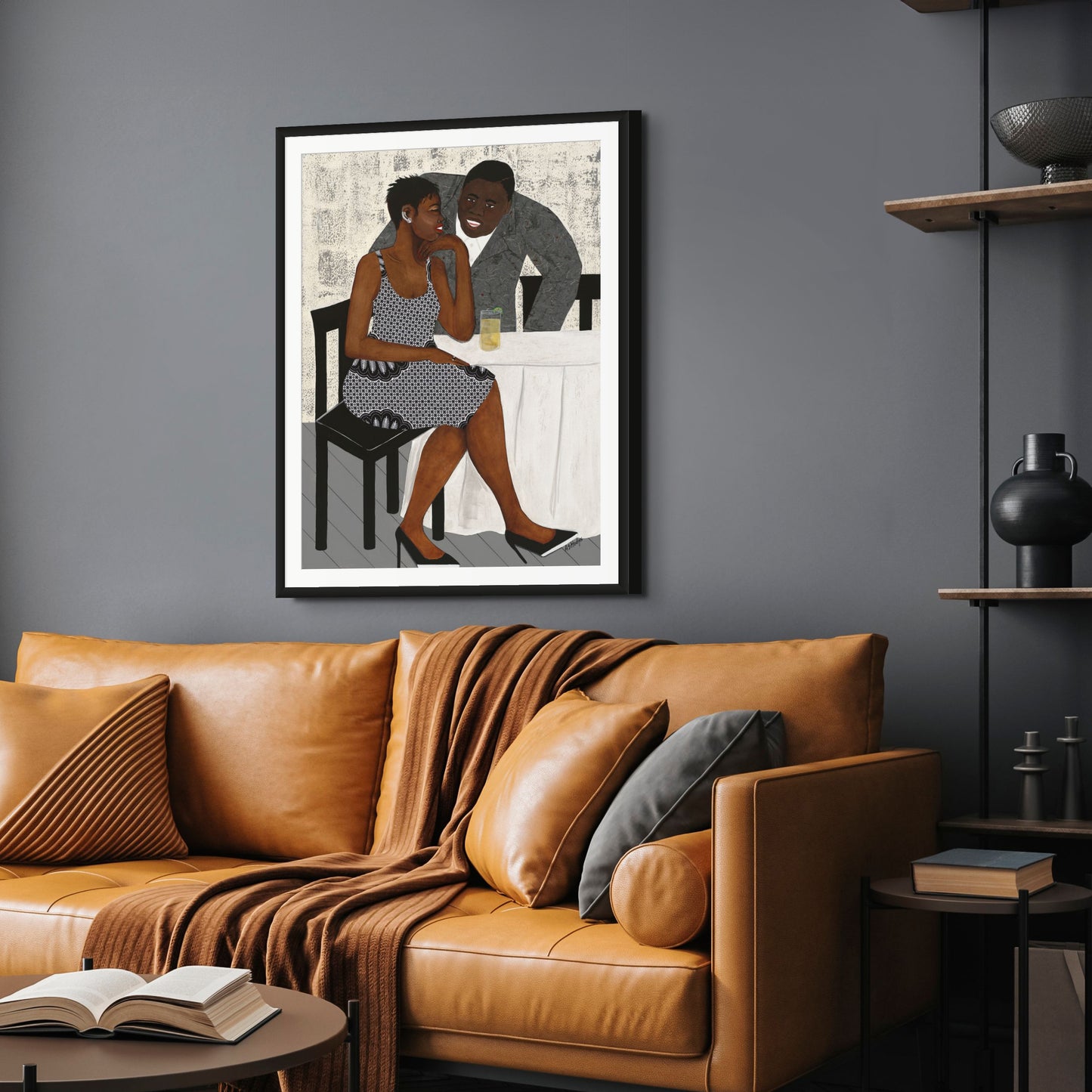 The Conversation - Framed Art Print